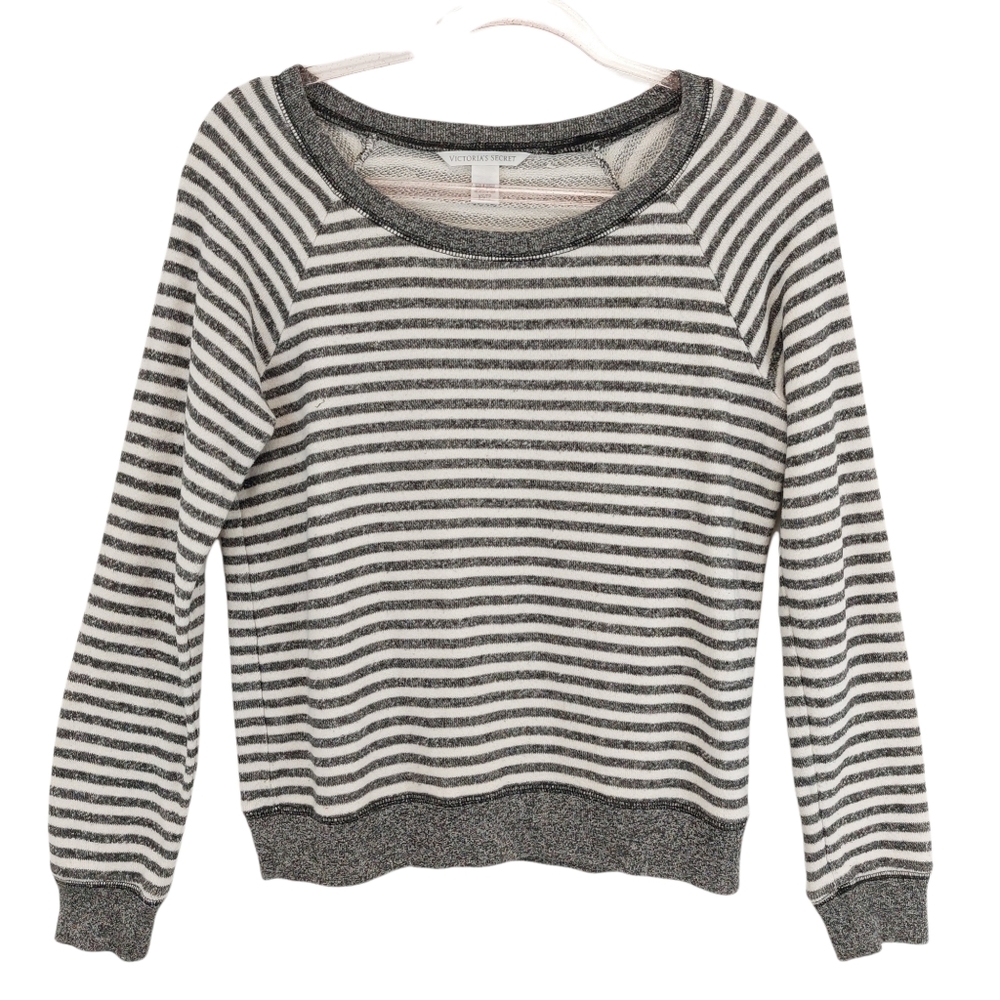 Y2K Cotton Terry Knit Sweatshirt Pullover